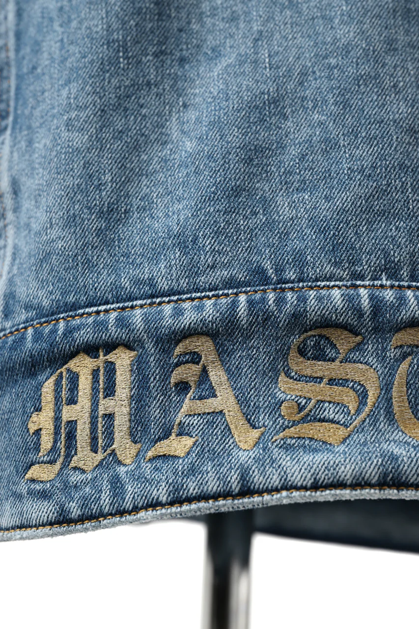 mastermind JAPAN TRUCKER JACKET / 2WAY STRETCH DENIM (INDIGO) - Image 36
