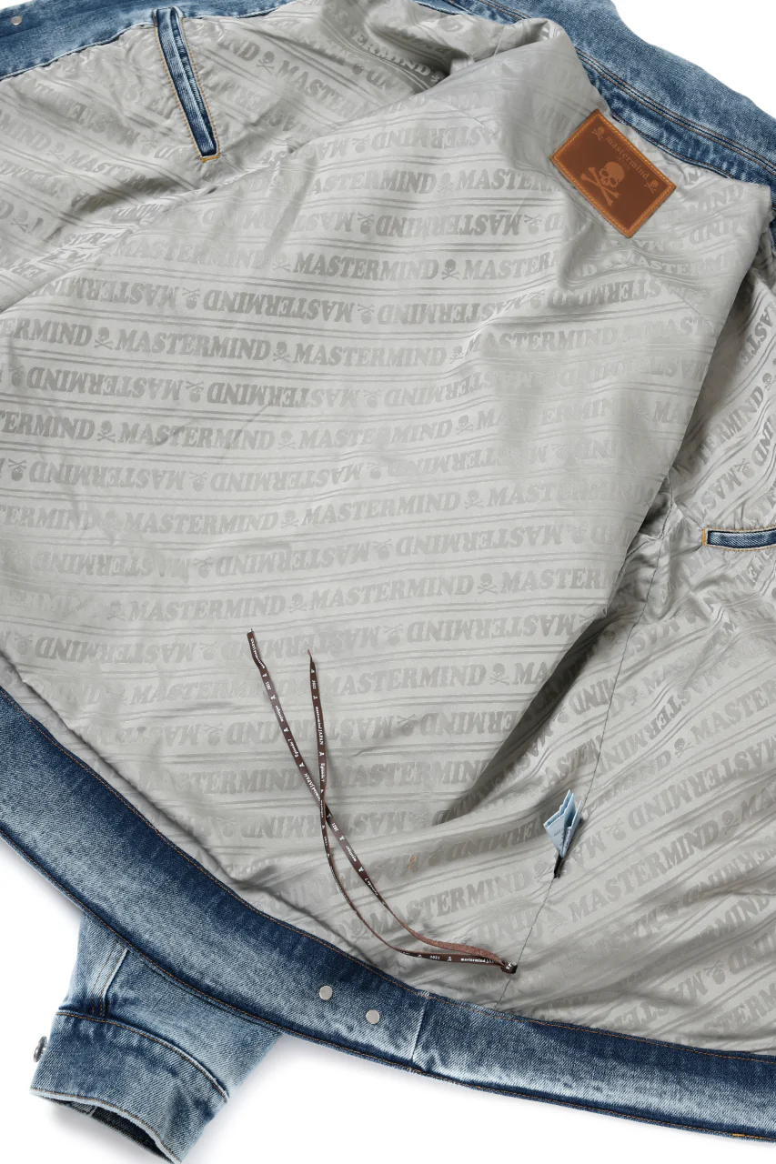 mastermind JAPAN TRUCKER JACKET / 2WAY STRETCH DENIM (INDIGO) - Image 43