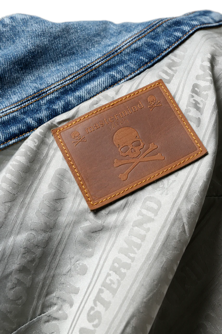 mastermind JAPAN TRUCKER JACKET / 2WAY STRETCH DENIM (INDIGO) - Image 46