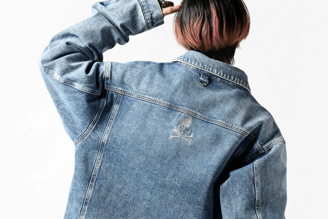 mastermind JAPAN TRUCKER JACKET / 2WAY STRETCH DENIM (INDIGO) - Image 49