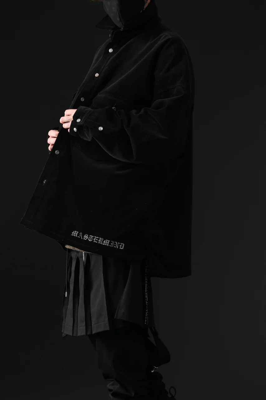 mastermind JAPAN TRUCKER SHIRT-BLOUSON CORDUROY / PRIMALOFT (BLACK) - Image 36