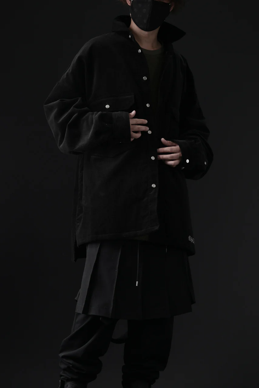 mastermind JAPAN TRUCKER SHIRT-BLOUSON CORDUROY / PRIMALOFT (BLACK) - Image 37