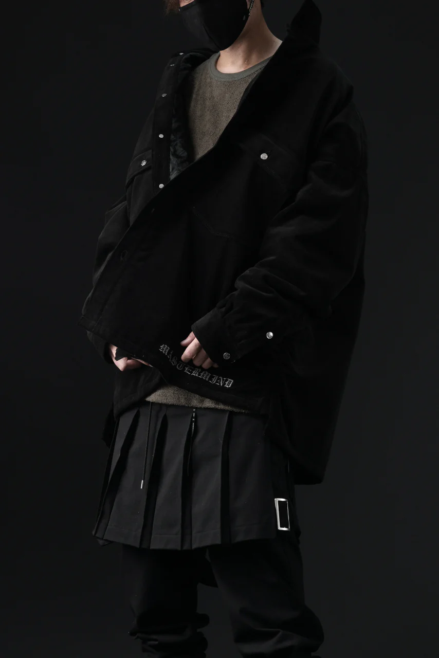 mastermind JAPAN TRUCKER SHIRT-BLOUSON CORDUROY / PRIMALOFT (BLACK) - Image 38