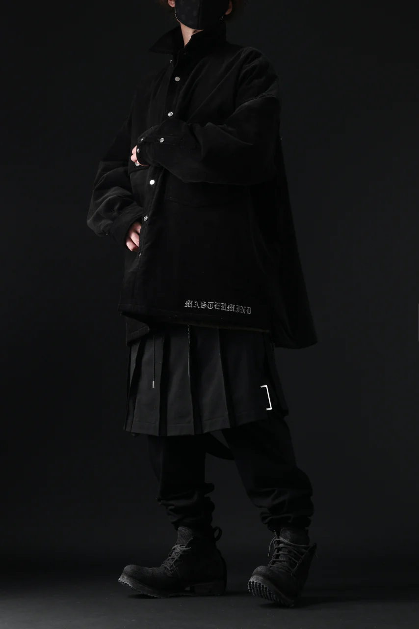 mastermind JAPAN TRUCKER SHIRT-BLOUSON CORDUROY / PRIMALOFT (BLACK) - Image 46