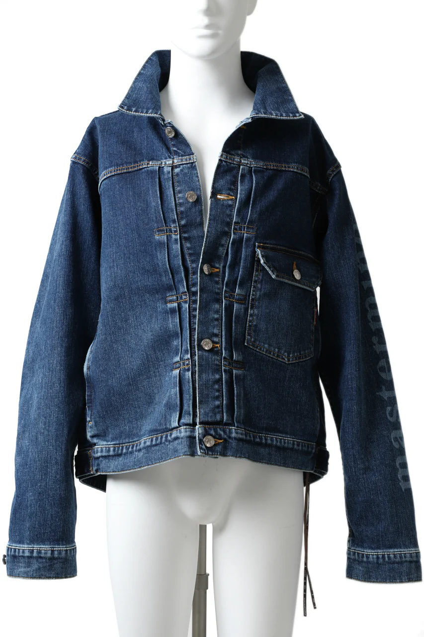 mastermind JAPAN TYPE-1st TRUCKER JACKET / 2WAY STRETCH DENIM (INDIGO) - Image 13