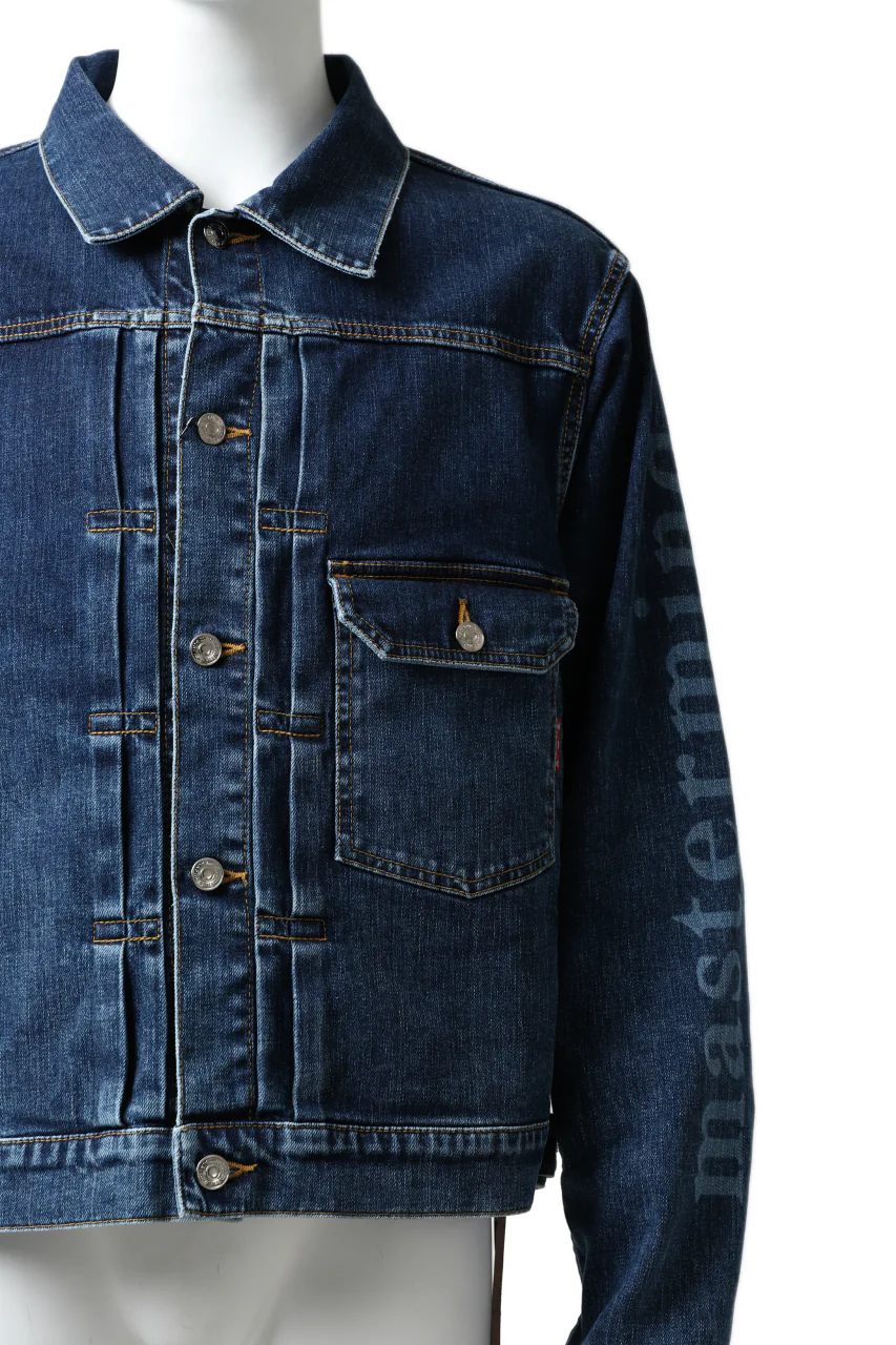 mastermind JAPAN TYPE-1st TRUCKER JACKET / 2WAY STRETCH DENIM (INDIGO) - Image 15