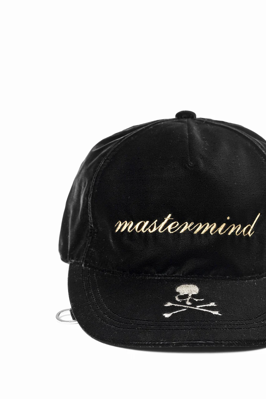 mastermind JAPAN VELOUR CAP (BLACK) - Image 10