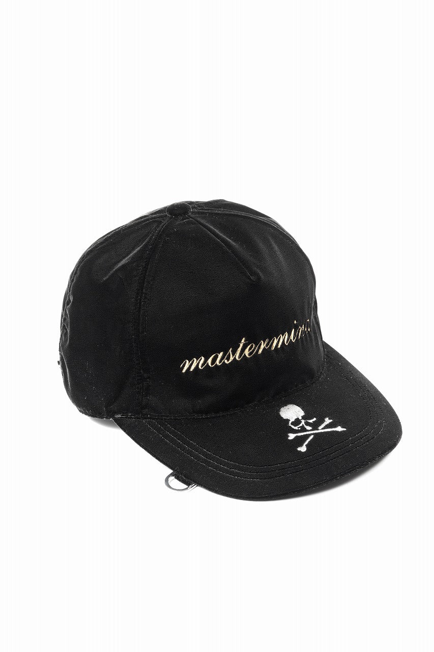 mastermind JAPAN VELOUR CAP (BLACK) - Image 4
