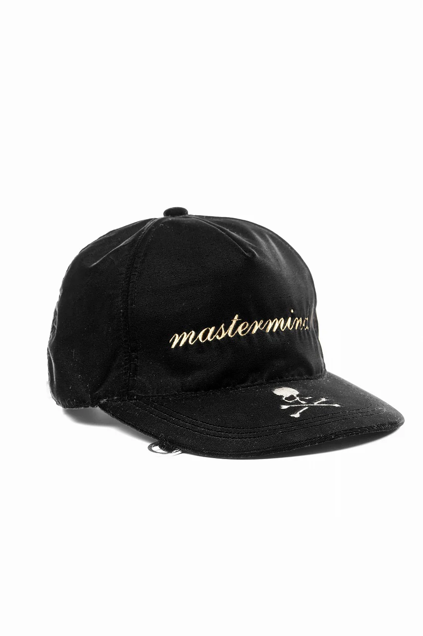 mastermind JAPAN VELOUR CAP (BLACK) - Image 5