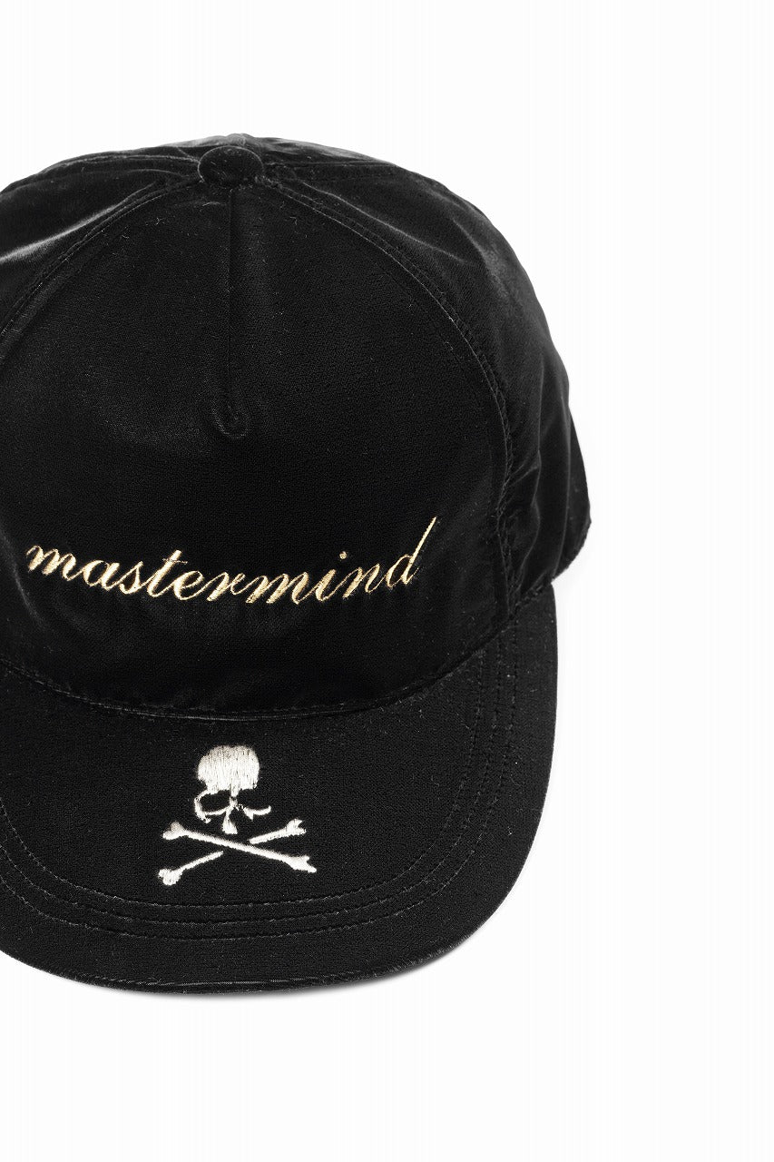 mastermind JAPAN VELOUR CAP (BLACK) - Image 9