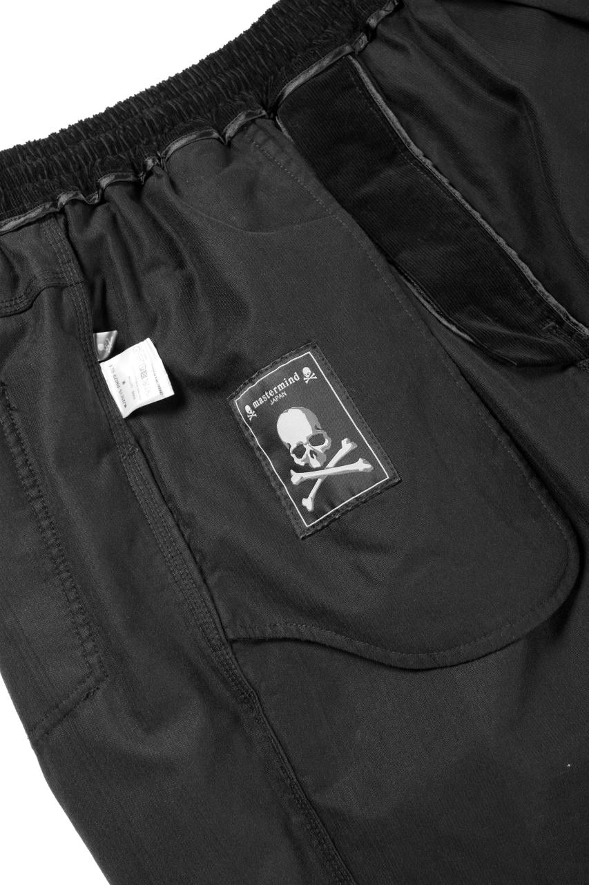 mastermind JAPAN WIDE CORDUROY PAINTER PANTS (BLACK) - Image 17