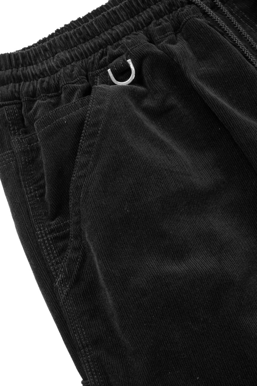 mastermind JAPAN WIDE CORDUROY PAINTER PANTS (BLACK) - Image 8