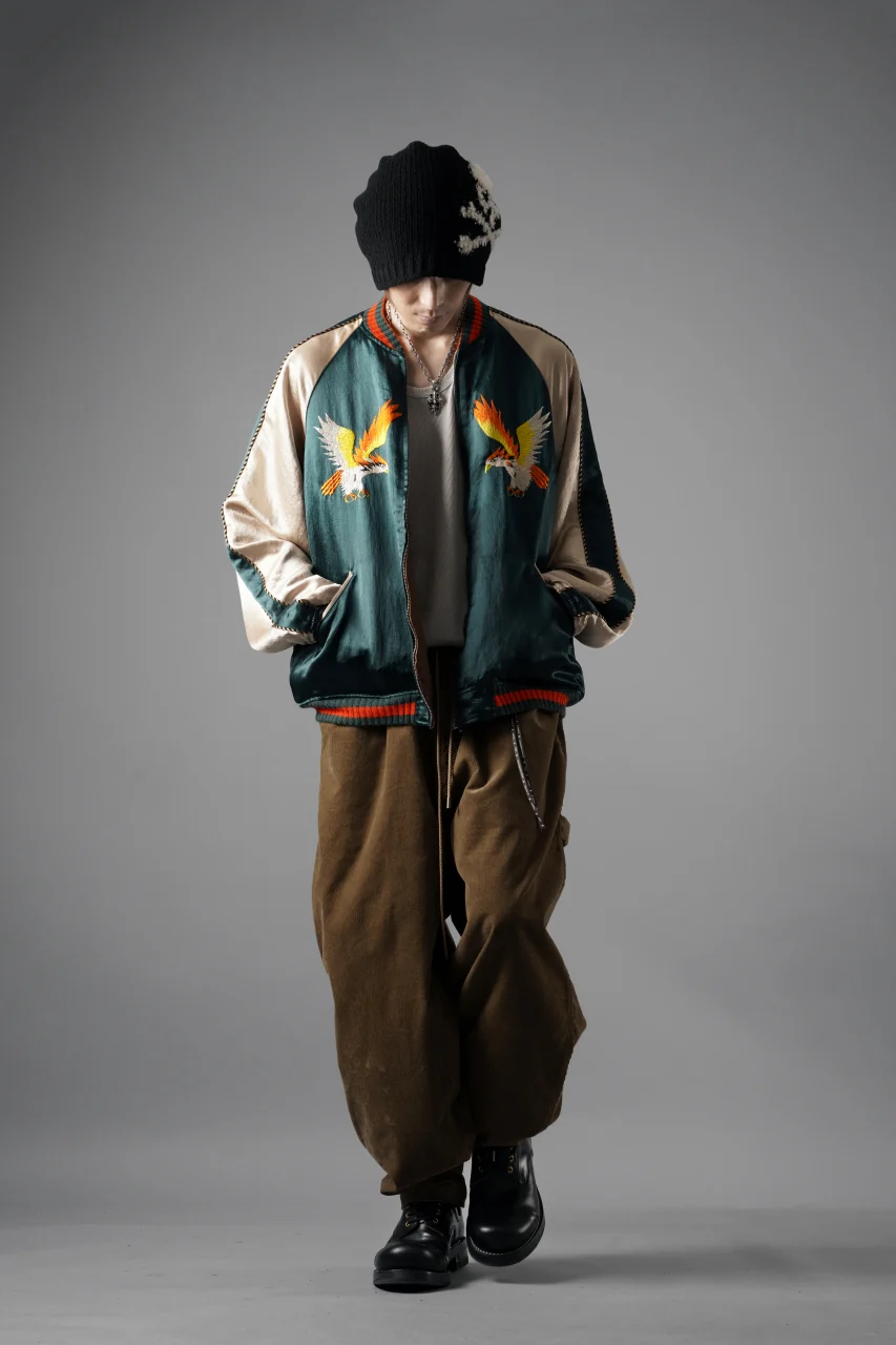 mastermind JAPAN WIDE CORDUROY PAINTER PANTS (CAMEL) - Image 20