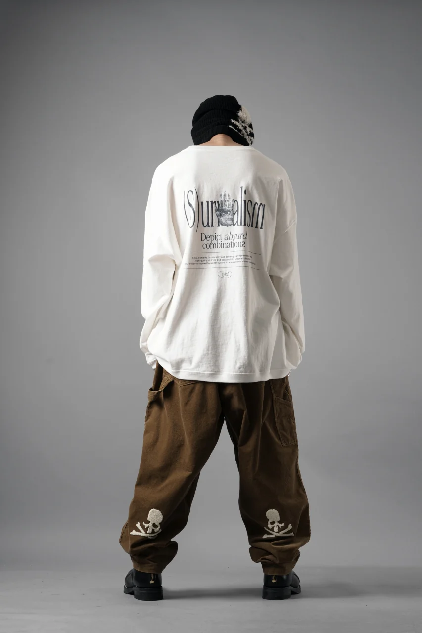 mastermind JAPAN WIDE CORDUROY PAINTER PANTS (CAMEL) - Image 28
