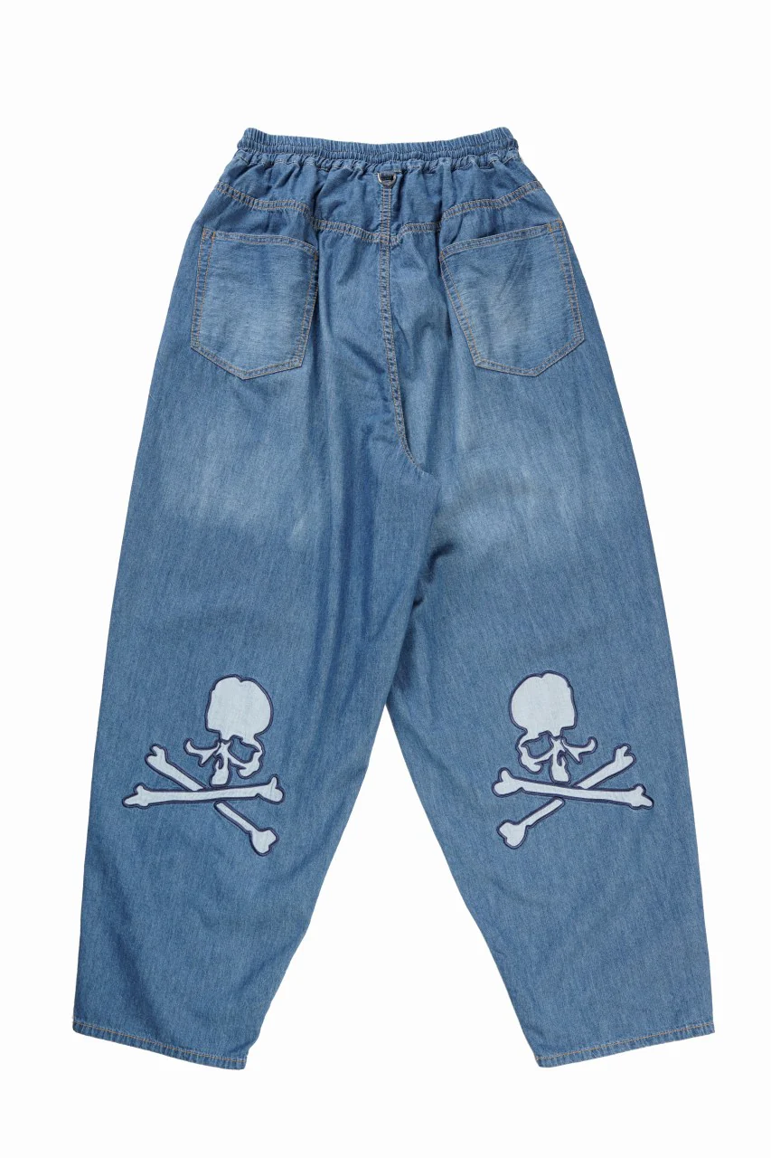 mastermind JAPAN WIDE EASY TROUSERS / LIGHT SMOOTH DENIM (INDIGO)