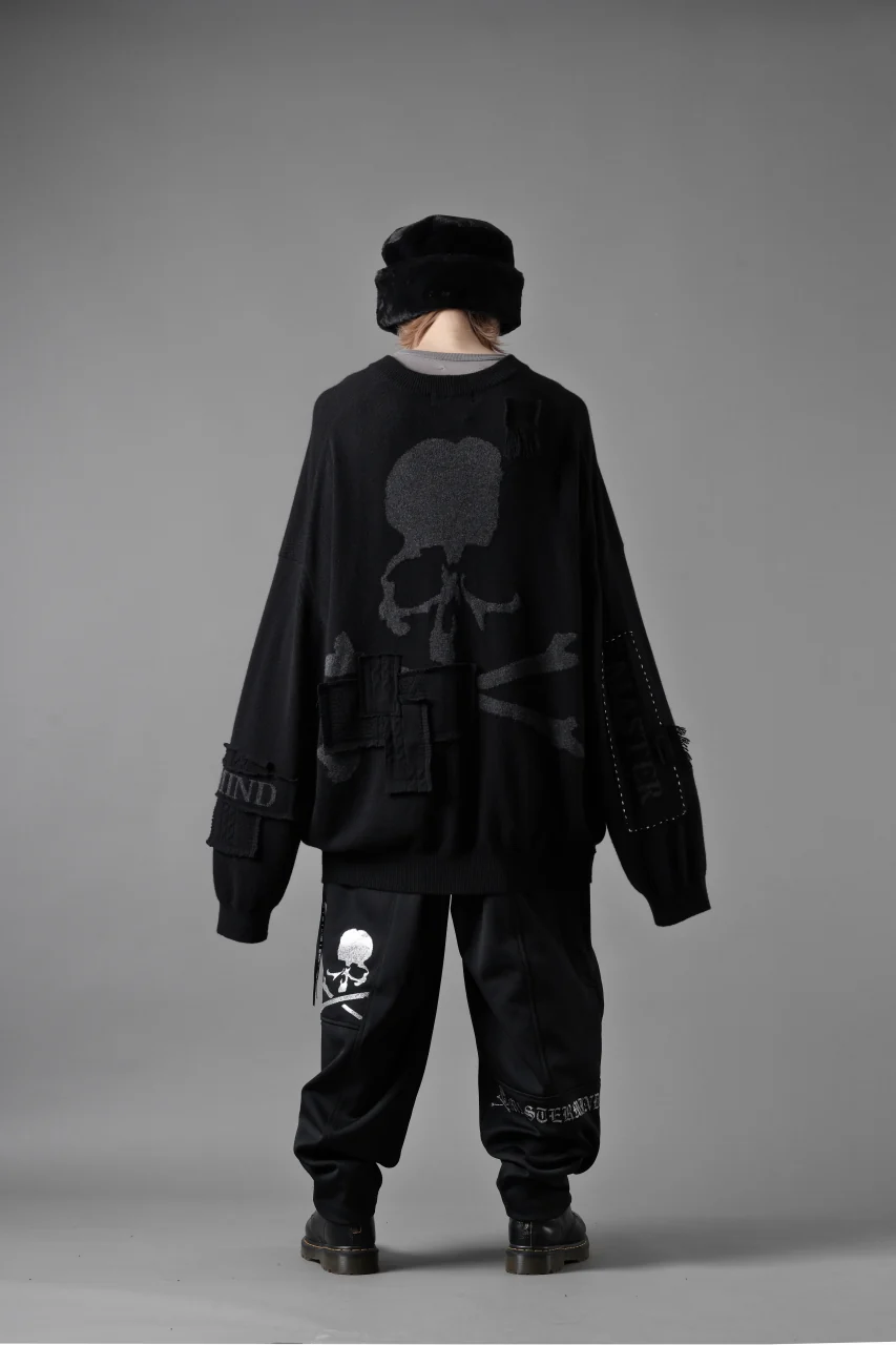 mastermind JAPAN WIDE FIT TROUSERS / HIGH END STRETCH JERSEY (BLACK) - Image 29