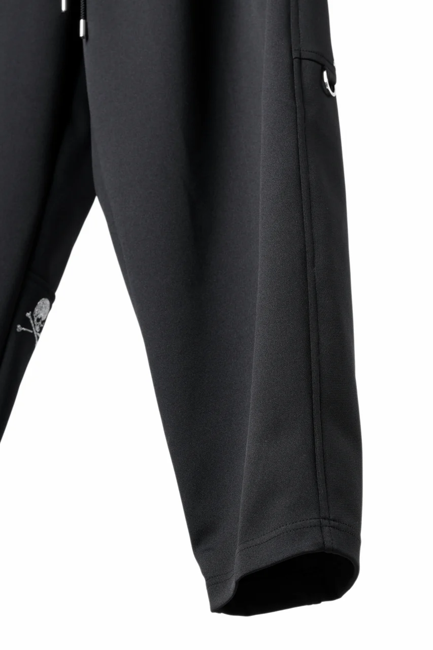 mastermind JAPAN WIDE FIT TROUSERS / HIGH END STRETCH JERSEY (BLACK) - Image 5