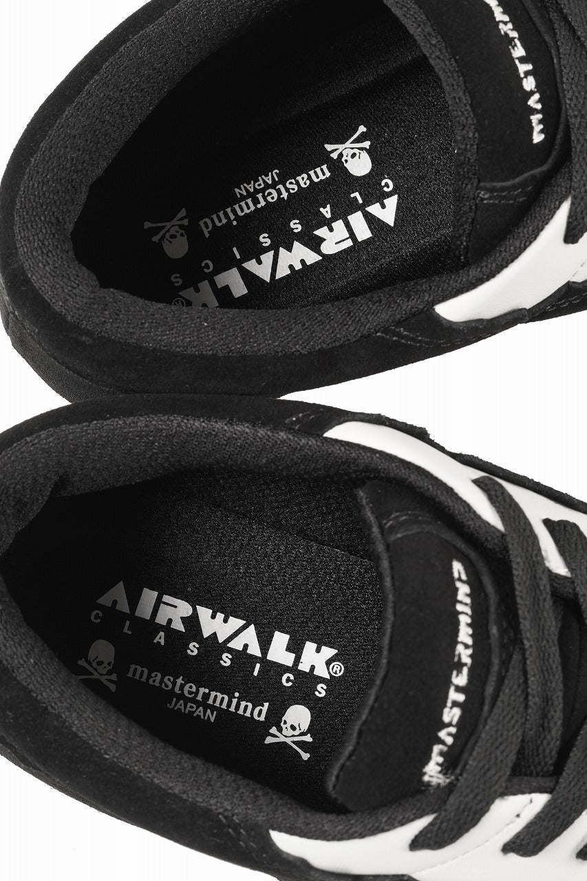 mastermind JAPAN x AIRWALK LOW CUT SNEAKER (BLACK x WHITE) - Image 10