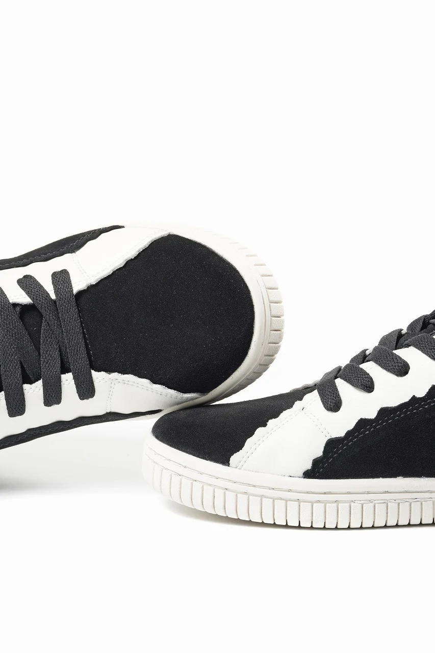 mastermind JAPAN x AIRWALK LOW CUT SNEAKER (BLACK x WHITE) - Image 7