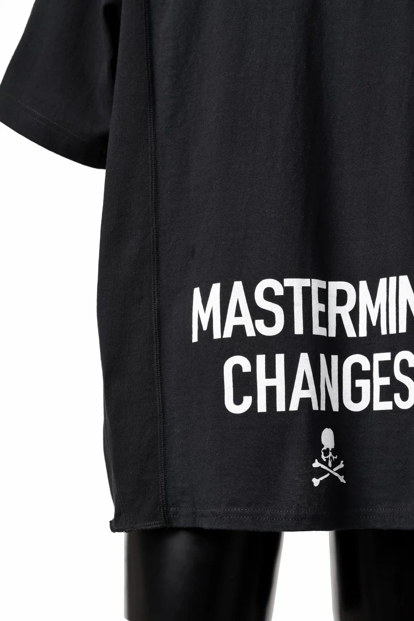 mastermind JAPAN x CHANGES exclusive ReBUILD T-SHIRT / CH-BODY (BLACK #15) - Image 8