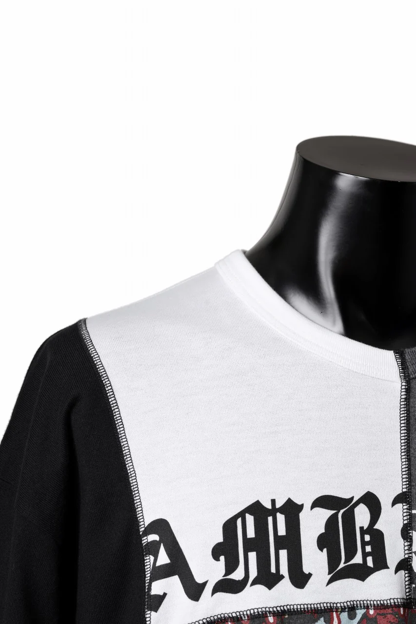 mastermind JAPAN x CHANGES exclusive ReBUILD T-SHIRT / CH-BODY (BLACK #18) - Image 3