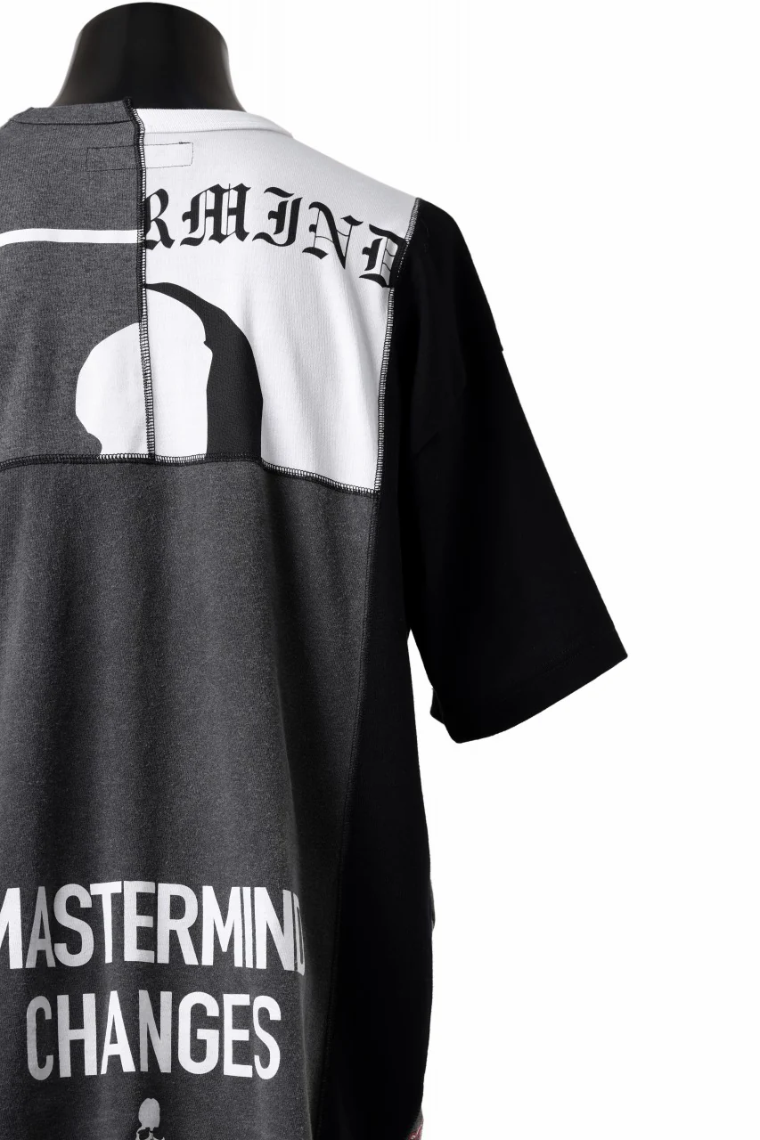 mastermind JAPAN x CHANGES exclusive ReBUILD T-SHIRT / CH-BODY (BLACK #18) - Image 8