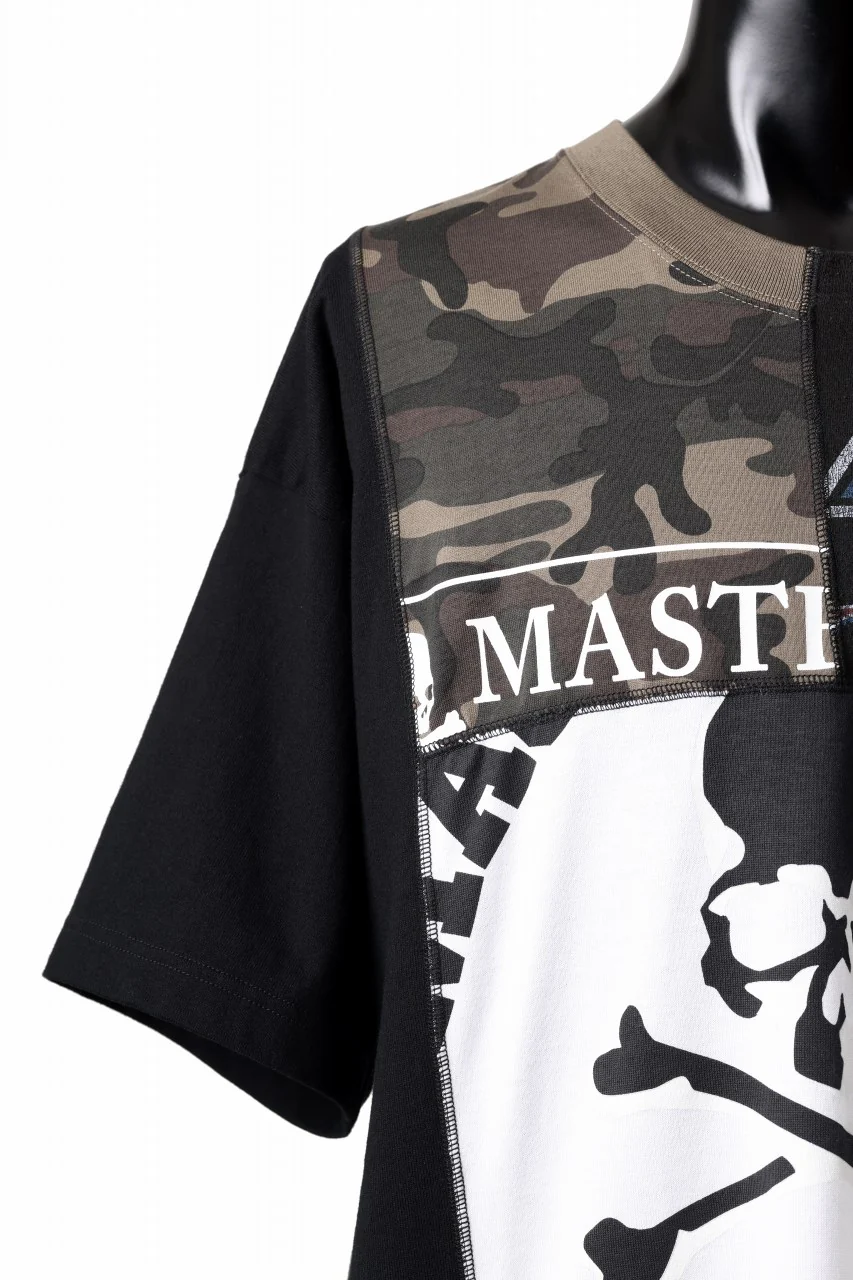 mastermind JAPAN x CHANGES exclusive ReBUILD T-SHIRT / CH-BODY (BLACK #19) - Image 2