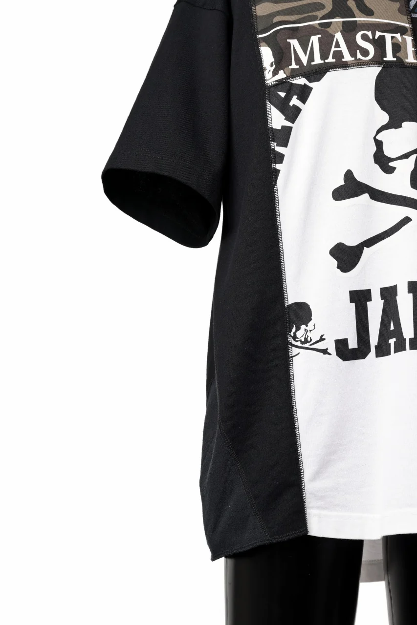 mastermind JAPAN x CHANGES exclusive ReBUILD T-SHIRT / CH-BODY (BLACK #19) - Image 4