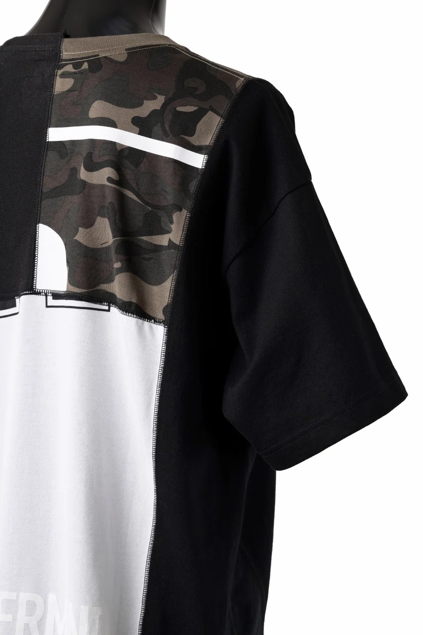 mastermind JAPAN x CHANGES exclusive ReBUILD T-SHIRT / CH-BODY (BLACK #19) - Image 9