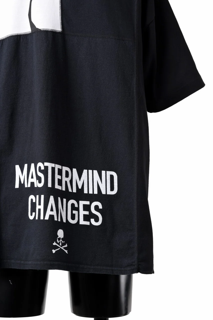 mastermind JAPAN x CHANGES exclusive ReBUILD T-SHIRT / CH-BODY (BLACK #20) - Image 12
