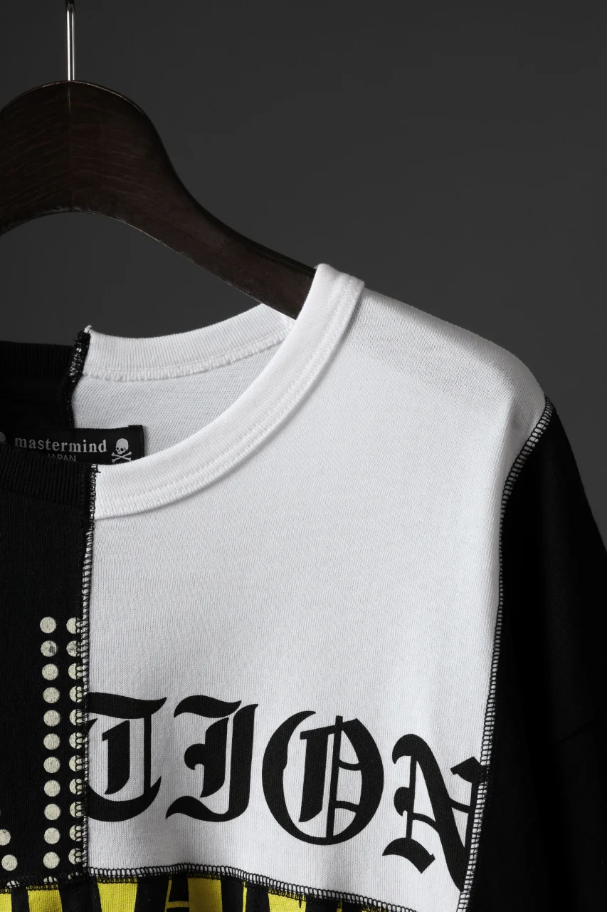 mastermind JAPAN x CHANGES exclusive ReBUILD T-SHIRT / CH-BODY (BLACK #20) - Image 4