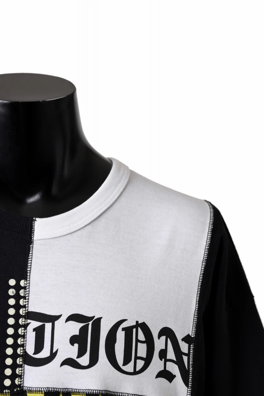 mastermind JAPAN x CHANGES exclusive ReBUILD T-SHIRT / CH-BODY (BLACK #20) - Image 9