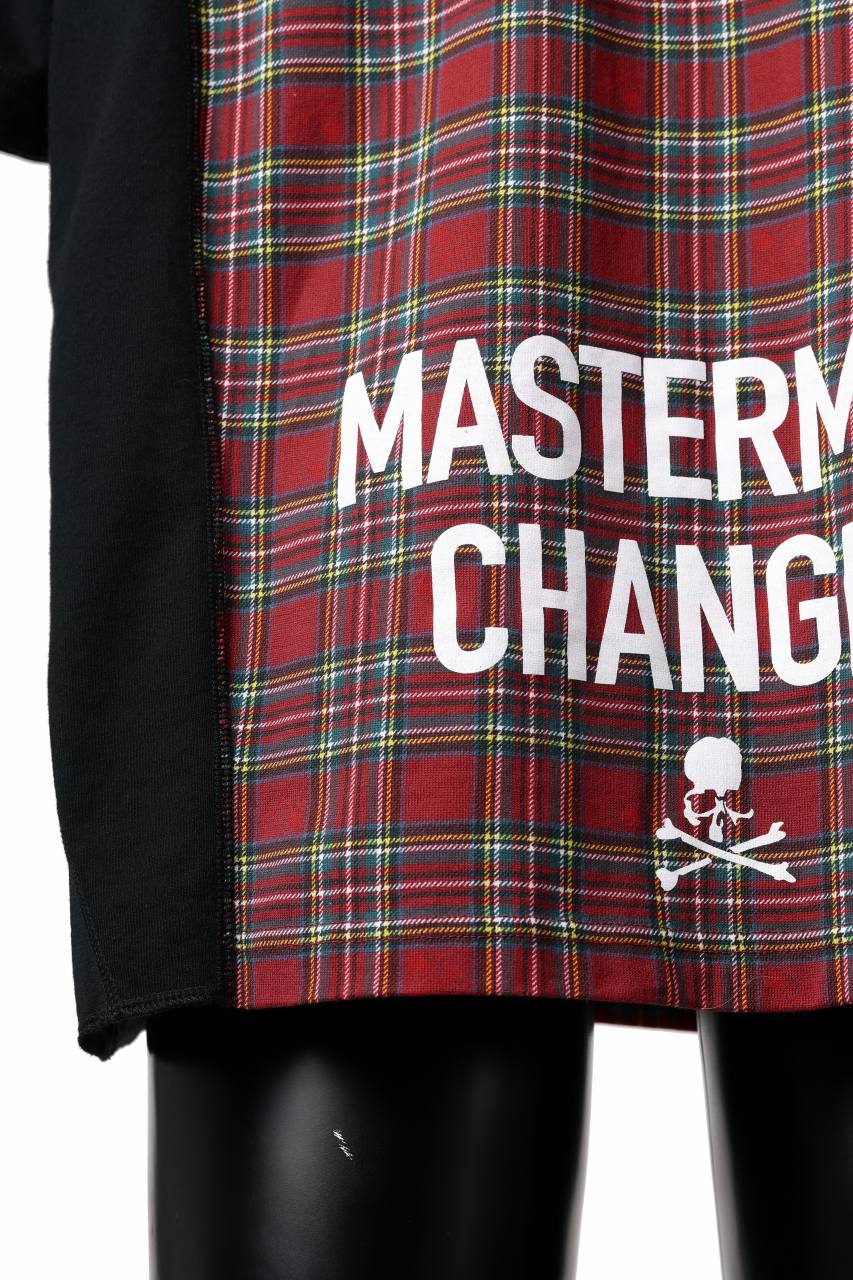 mastermind JAPAN x CHANGES exclusive ReBUILD T-SHIRT / CH-BODY (BLACK #21) - Image 5