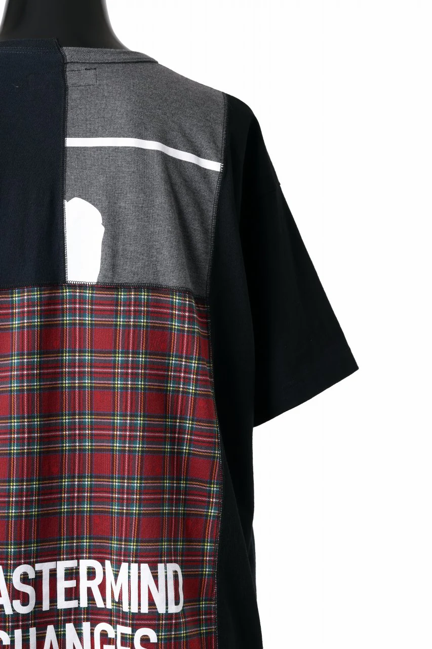 mastermind JAPAN x CHANGES exclusive ReBUILD T-SHIRT / CH-BODY (BLACK #21) - Image 8