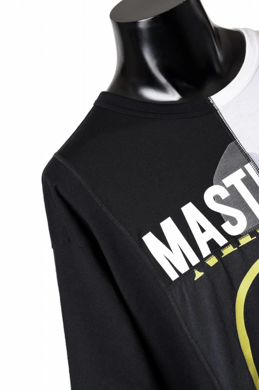 mastermind JAPAN x CHANGES exclusive ReBUILD T-SHIRT / CH-BODY (BLACK #22) - Image 3