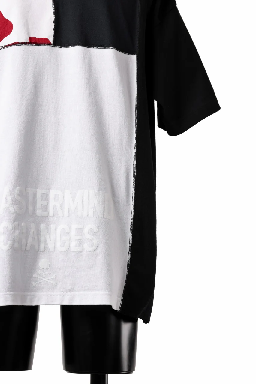 mastermind JAPAN x CHANGES exclusive ReBUILD T-SHIRT / CH-BODY (BLACK #25) - Image 8