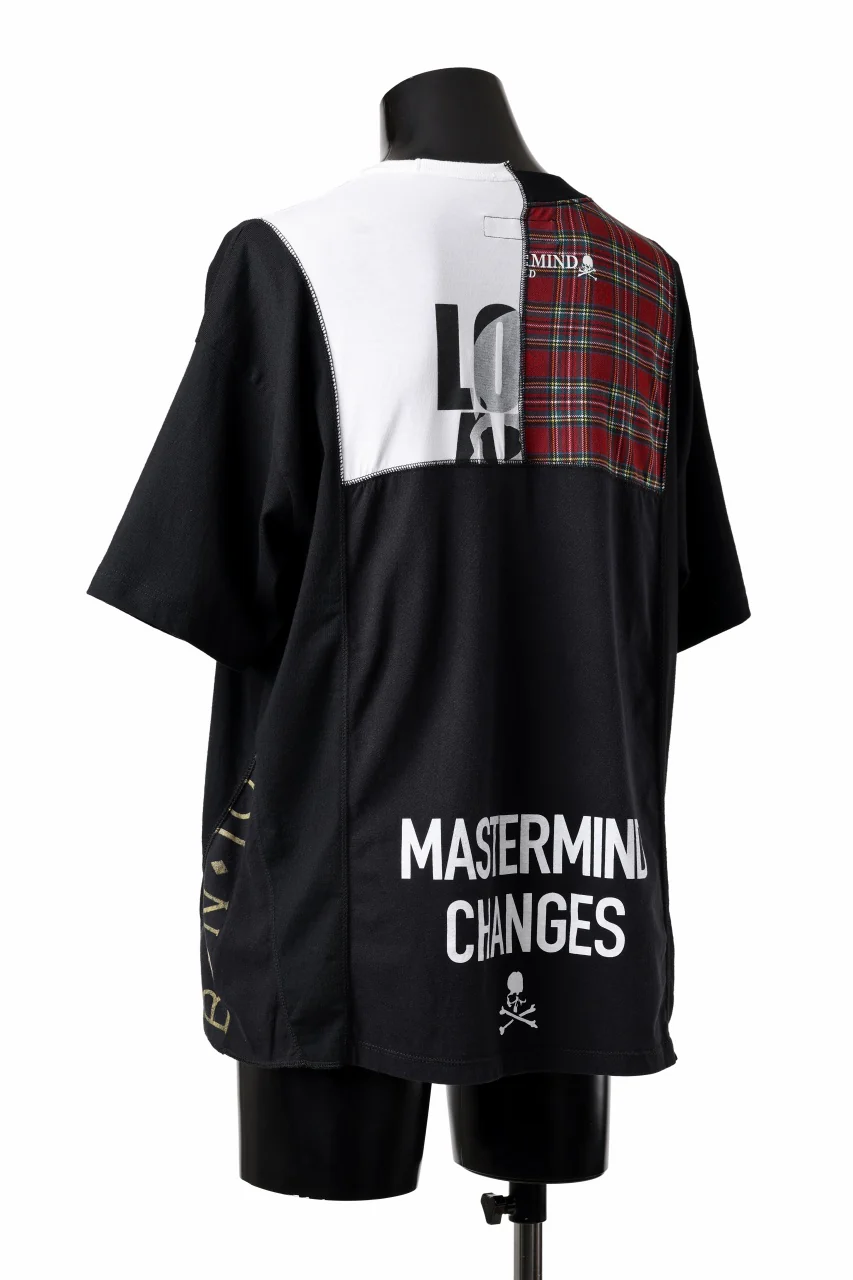 mastermind JAPAN x CHANGES exclusive ReBUILD T-SHIRT / CH-BODY (BLACK #32) - Image 11