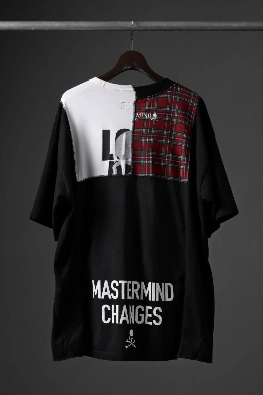 mastermind JAPAN x CHANGES exclusive ReBUILD T-SHIRT / CH-BODY (BLACK #32) - Image 12