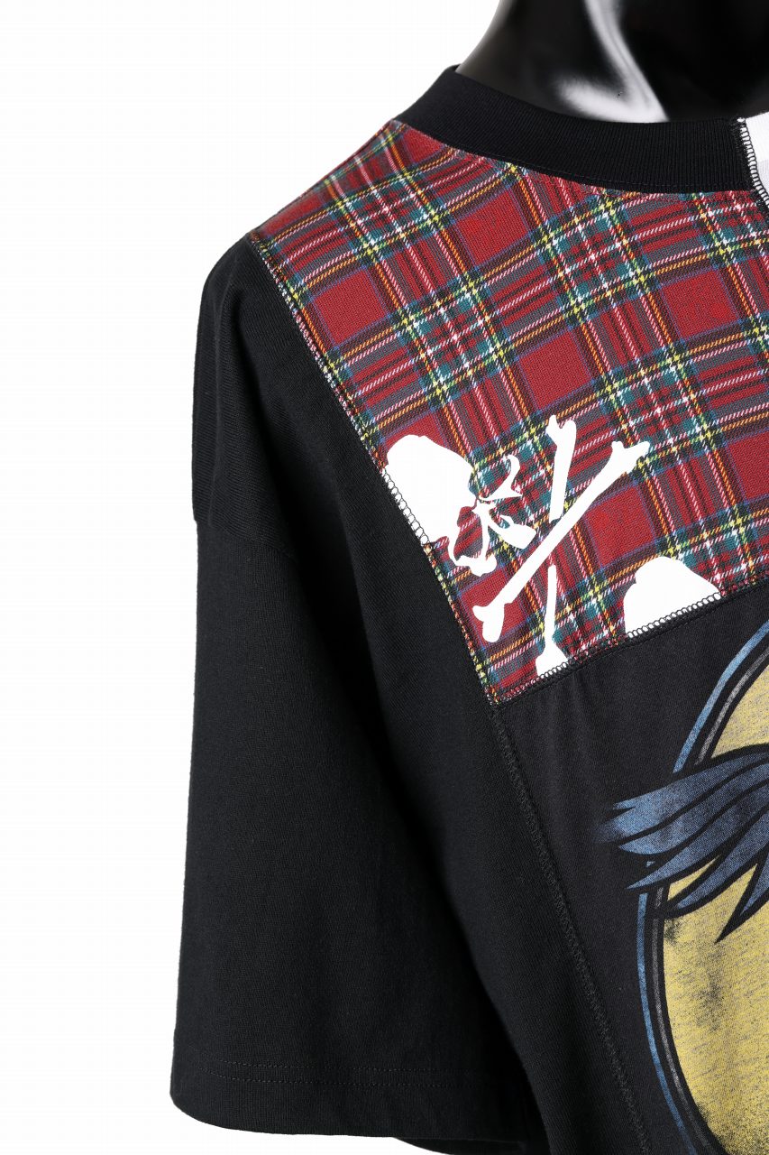 mastermind JAPAN x CHANGES exclusive ReBUILD T-SHIRT / CH-BODY (BLACK #32) - Image 3