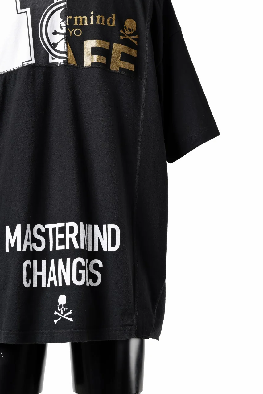 mastermind JAPAN x CHANGES exclusive ReBUILD T-SHIRT / CH-BODY (BLACK #33) - Image 8