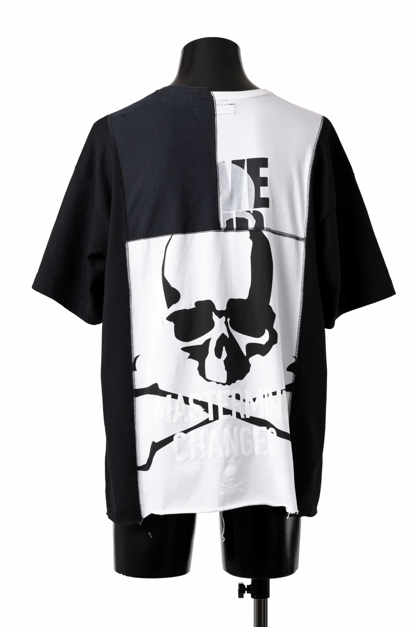 mastermind JAPAN x CHANGES exclusive ReBUILD T-SHIRT / CH-BODY (BLACK #35)