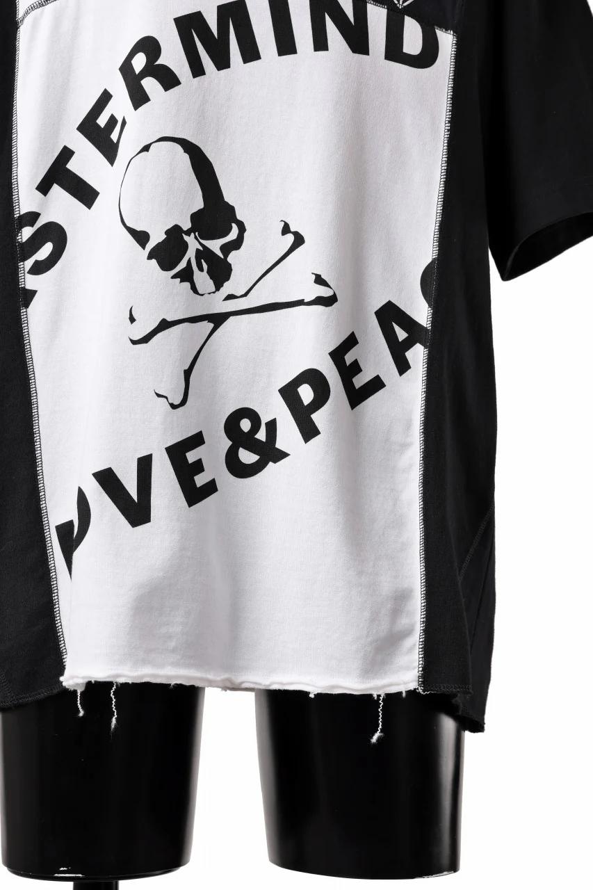 mastermind JAPAN x CHANGES exclusive ReBUILD T-SHIRT / CH-BODY (BLACK #35) - Image 3