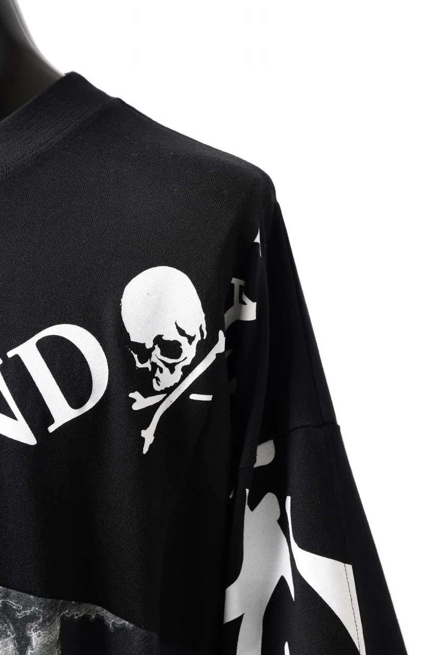 mastermind JAPAN x CHANGES exclusive ReBUILD T-SHIRT / OVERFIT (BLACK #A) - Image 10