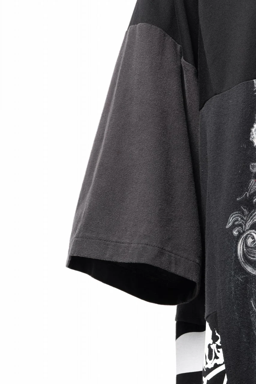 mastermind JAPAN x CHANGES exclusive ReBUILD T-SHIRT / OVERFIT (BLACK #A) - Image 11