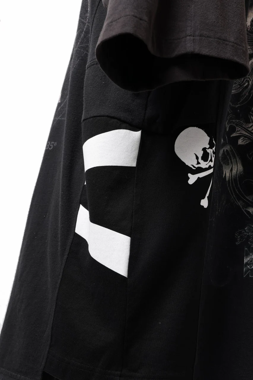 mastermind JAPAN x CHANGES exclusive ReBUILD T-SHIRT / OVERFIT (BLACK #A) - Image 13