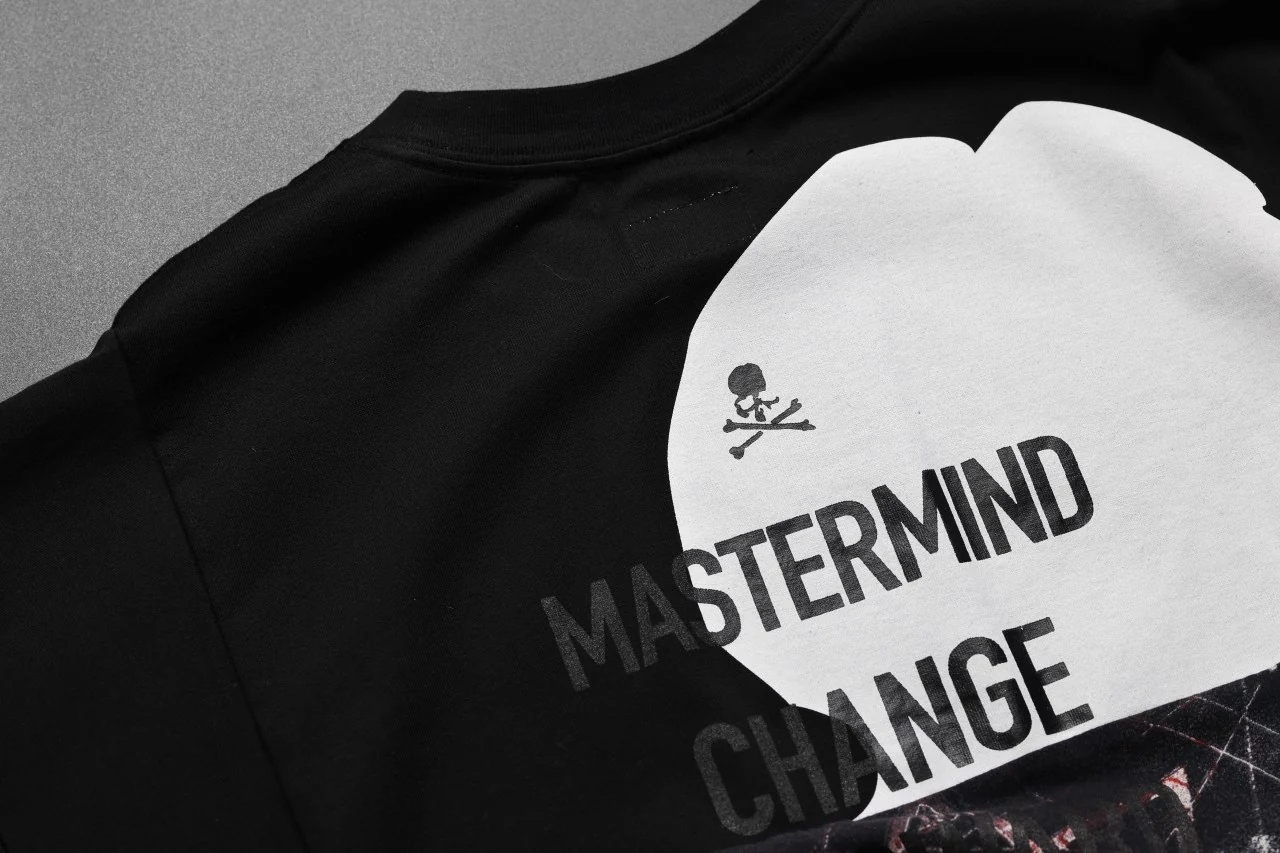 mastermind JAPAN x CHANGES exclusive ReBUILD T-SHIRT / OVERFIT (BLACK #A) - Image 18