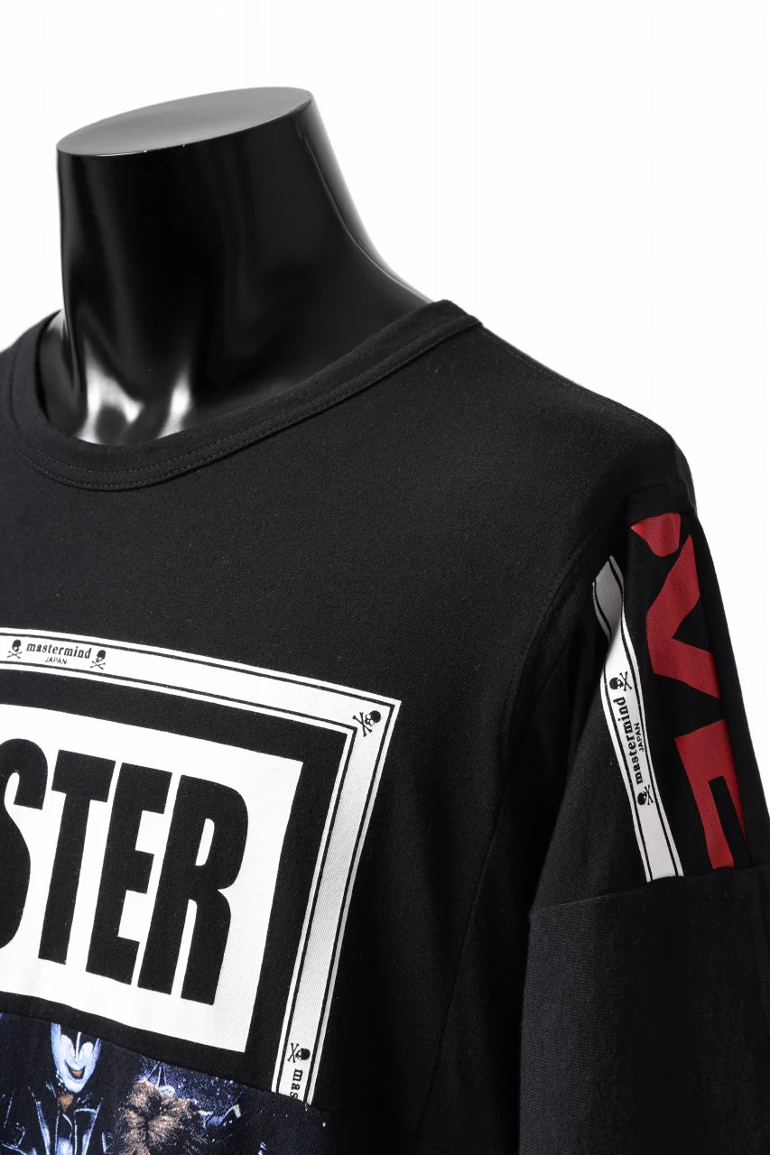 mastermind JAPAN x CHANGES exclusive ReBUILD T-SHIRT / OVERFIT (BLACK #B) - Image 10