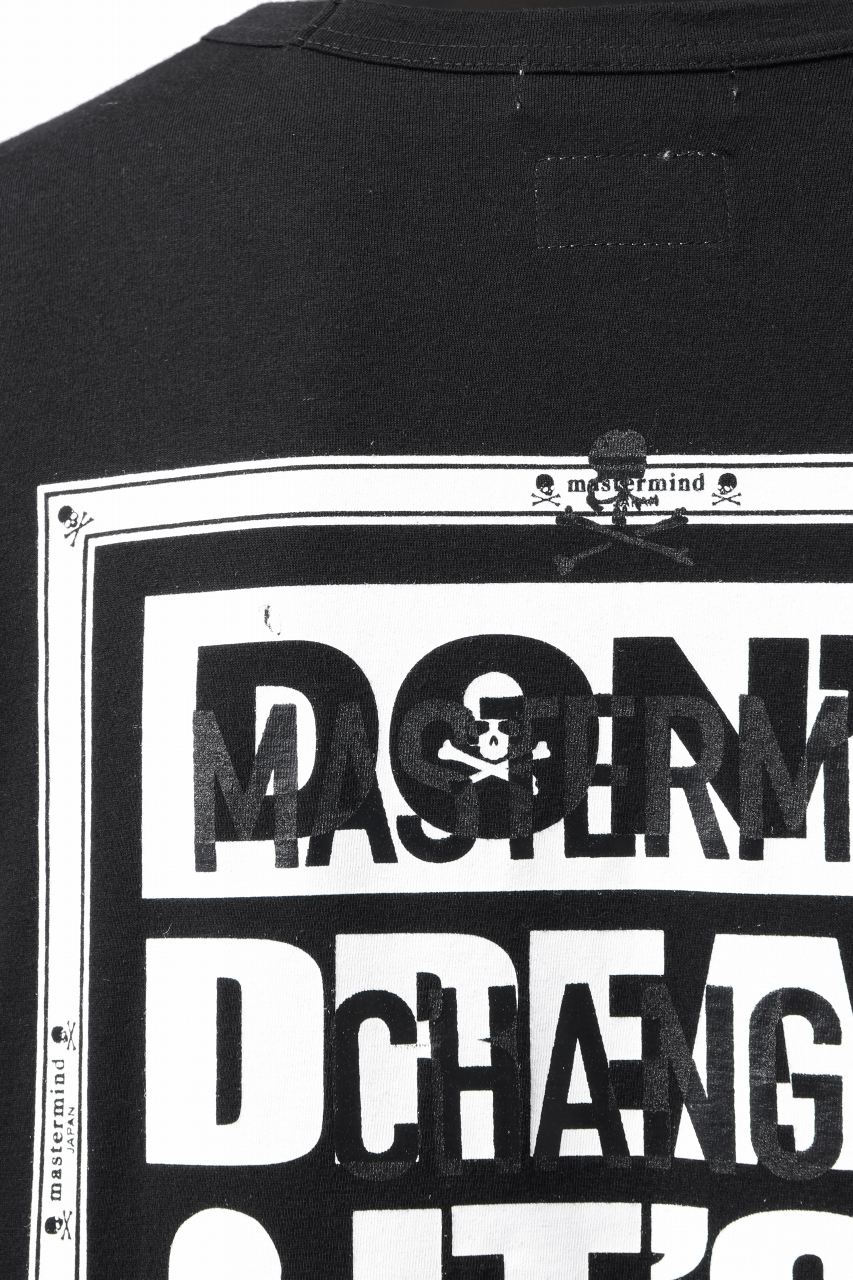 mastermind JAPAN x CHANGES exclusive ReBUILD T-SHIRT / OVERFIT (BLACK #B) - Image 14