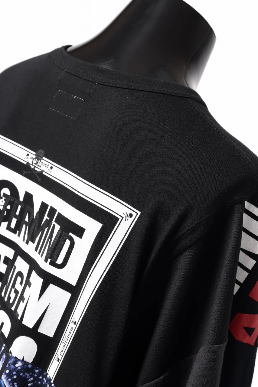 mastermind JAPAN x CHANGES exclusive ReBUILD T-SHIRT / OVERFIT (BLACK #B) - Image 15