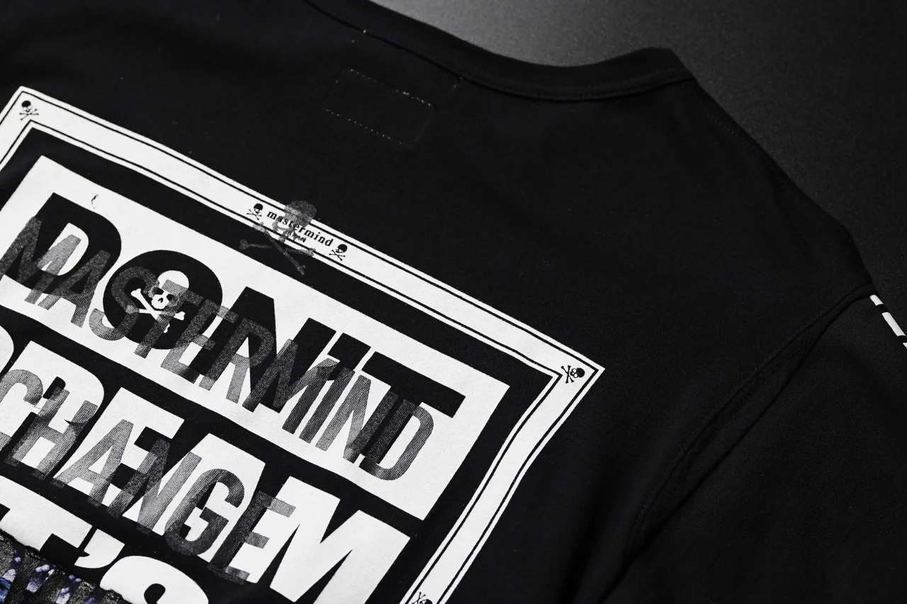 mastermind JAPAN x CHANGES exclusive ReBUILD T-SHIRT / OVERFIT (BLACK #B) - Image 17